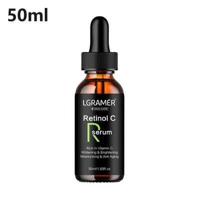 Flacon de 50 ml de Sérum Perfection Teint Retinol C, soin visage éclaircissant et anti-âge pour corriger l’hyperpigmentation.